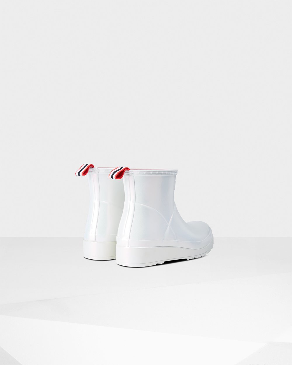 Hunter Play Støvler Sølv - Dame Original Short Nebula Rain - Norge LUDCJN-860